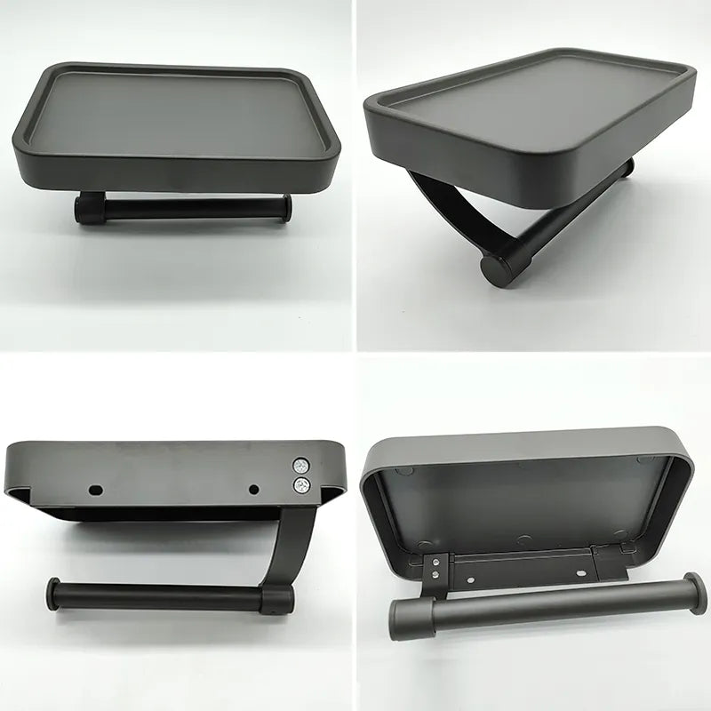 Distributeur de papier toilette avec étagère - Stalux