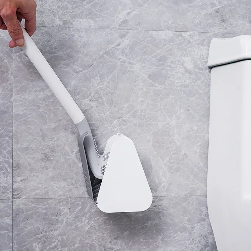 Brosse de toilette en silicone hygiénique