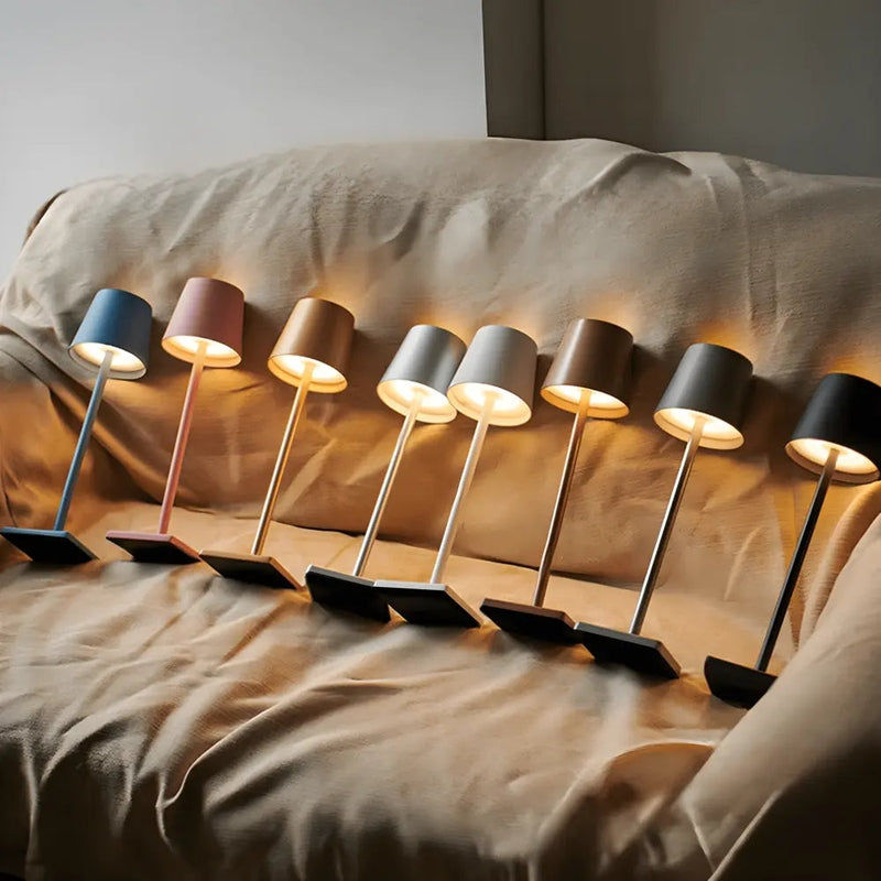 Lampe de table rechargeable sans fil - LED élégante pour intérieur et extérieur