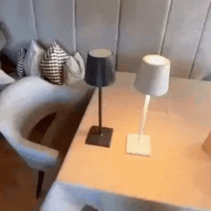 Lampe de table rechargeable sans fil - LED élégante pour intérieur et extérieur