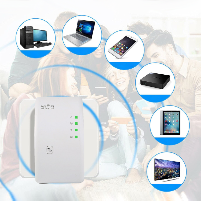 Link - Amplificateur de Signal WiFi Sans Fil | Élargissez Votre Réseau