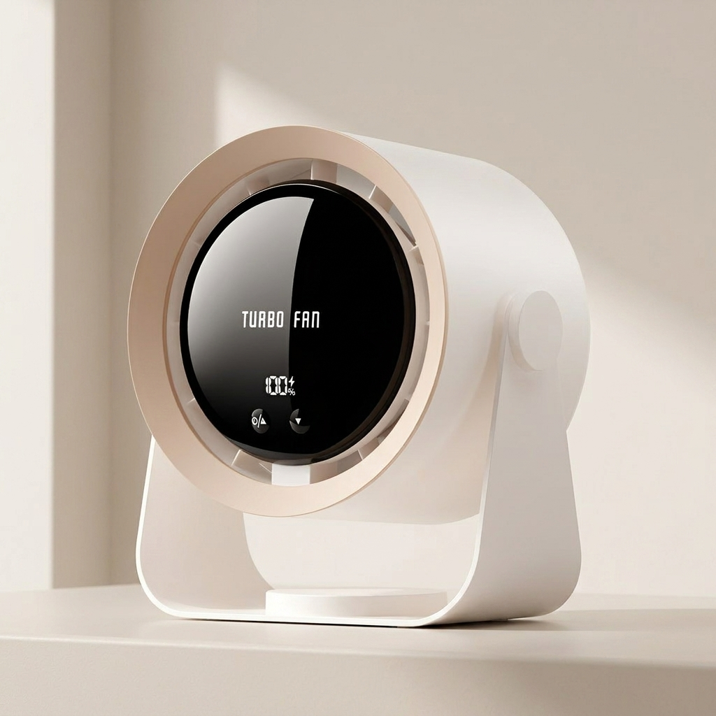 Ventilateur Portable Sans Lame avec Écran LED - Silencieux & Efficace