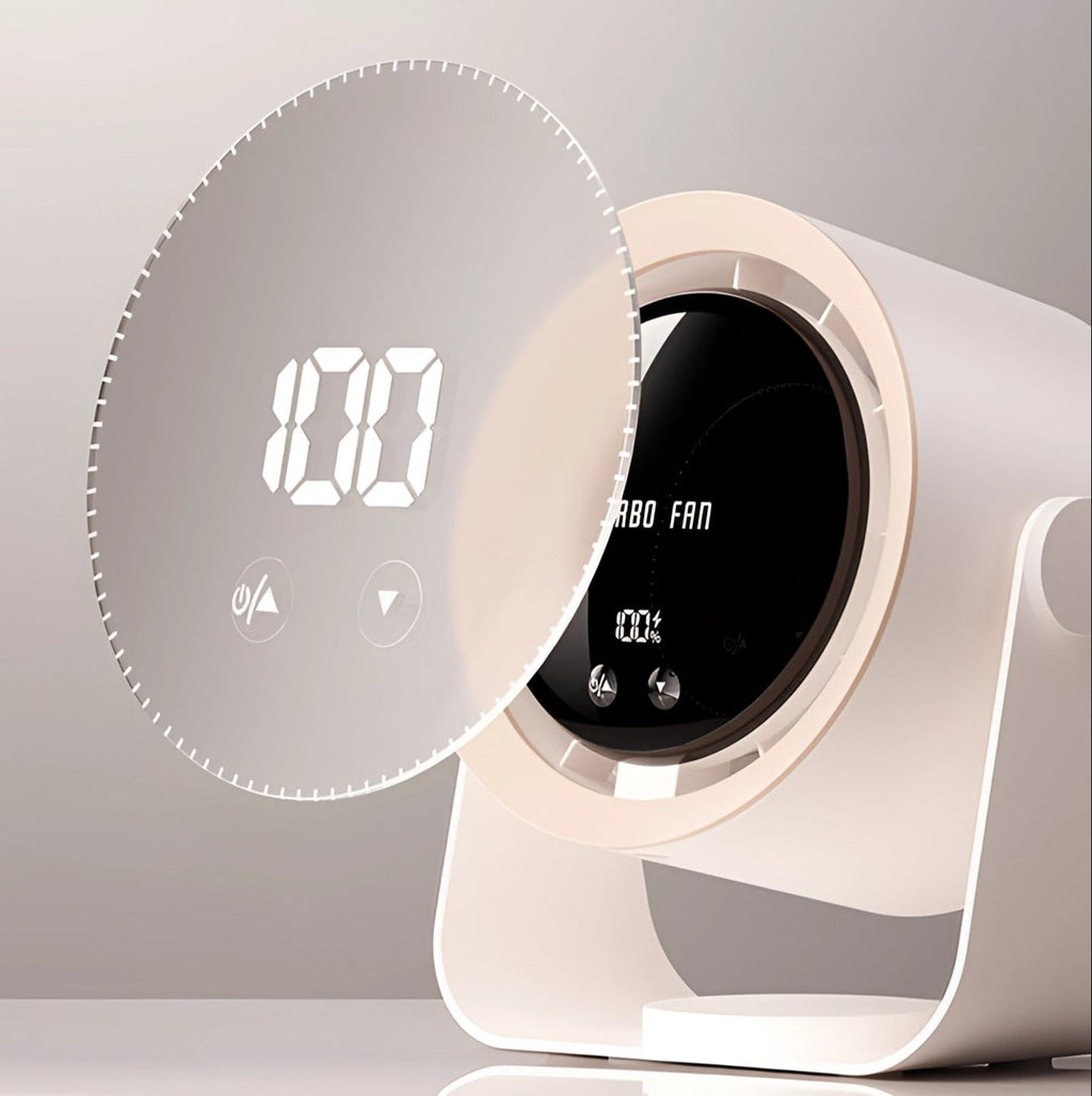 Ventilateur Portable Sans Lame avec Écran LED - Silencieux & Efficace