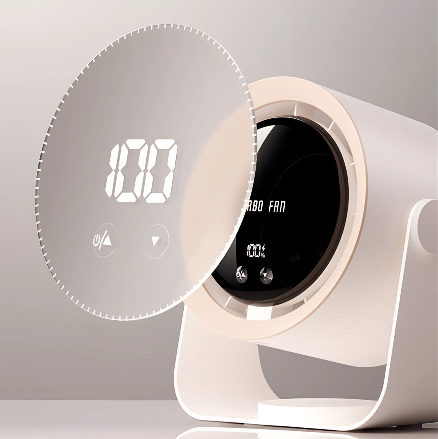 Ventilateur Portable Sans Lame avec Écran LED - Silencieux & Efficace