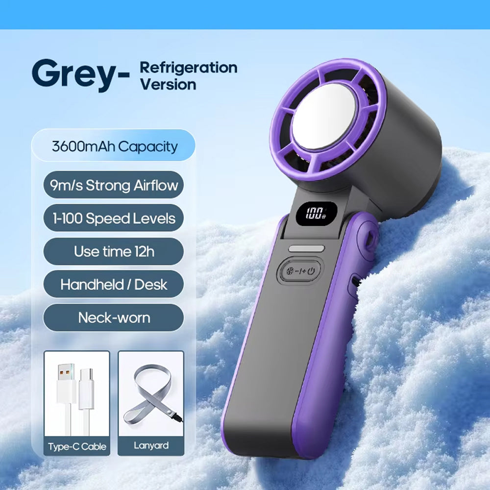 Ventilateur Turbo Portable avec Refroidissement à Semiconducteur - Refroidissement Direct