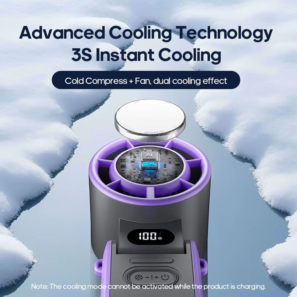 Ventilateur Turbo Portable avec Refroidissement à Semiconducteur - Refroidissement Direct