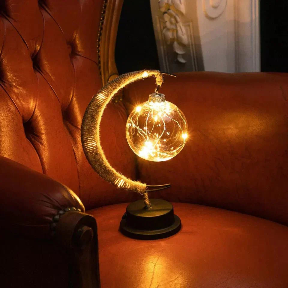 Lampe de Lune Rêveuse - Verre Borosilicaté