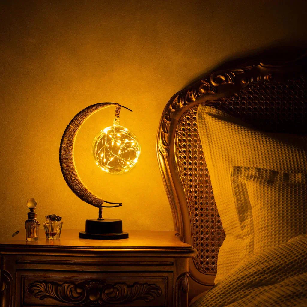 Lampe de Lune Rêveuse - Verre Borosilicaté