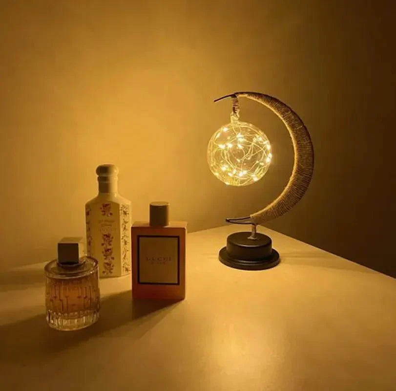 Lampe de Lune Rêveuse - Verre Borosilicaté