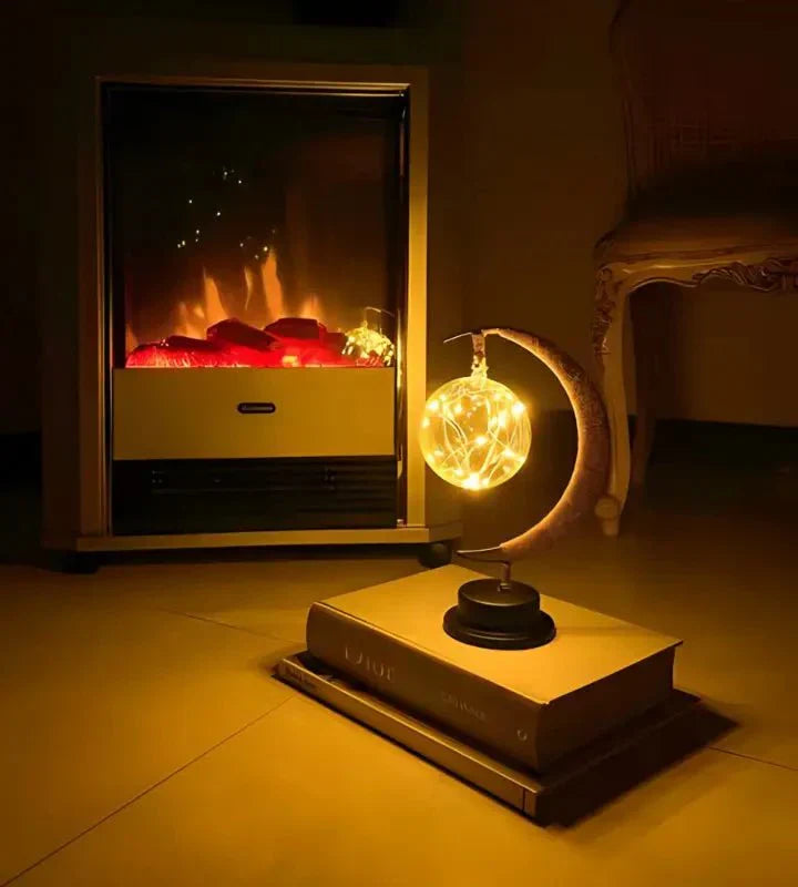 Lampe de Lune Rêveuse - Verre Borosilicaté