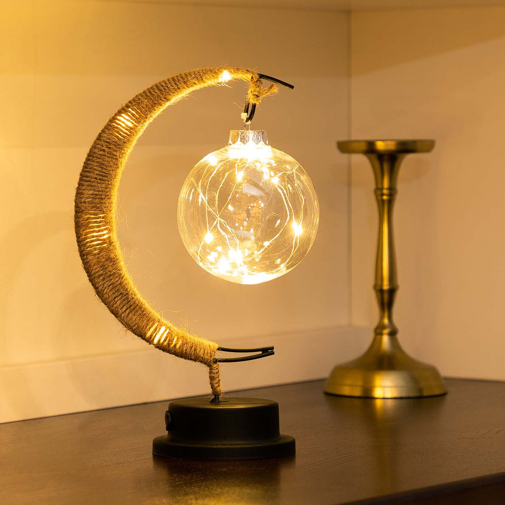 Lampe de Lune Rêveuse - Verre Borosilicaté