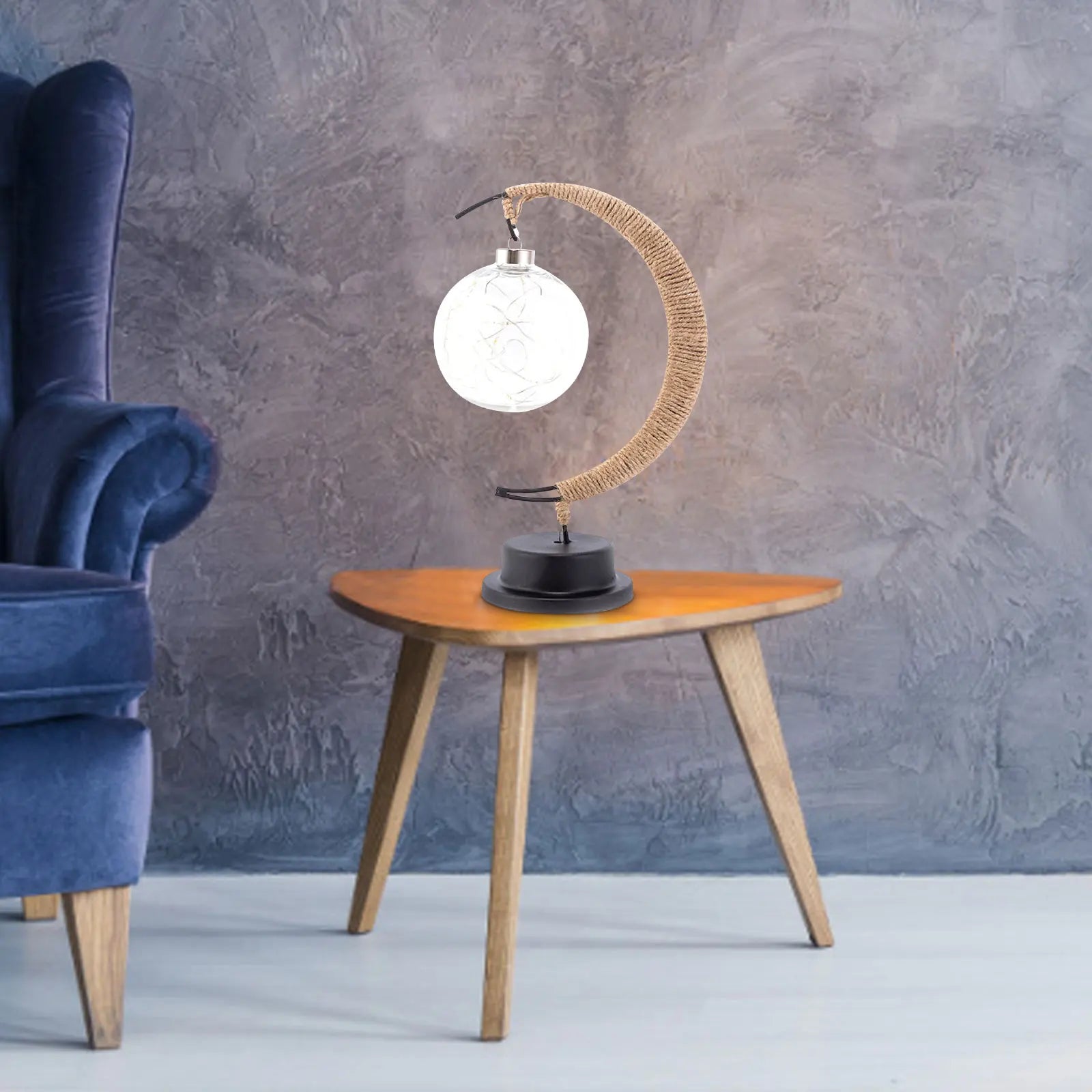 Lampe de Lune Rêveuse - Verre Borosilicaté