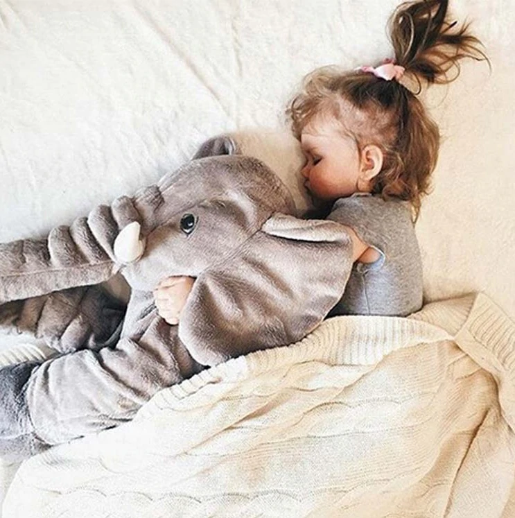 Coussin Bébé Éléphant Câlin – Doux, Câlin et Confortable