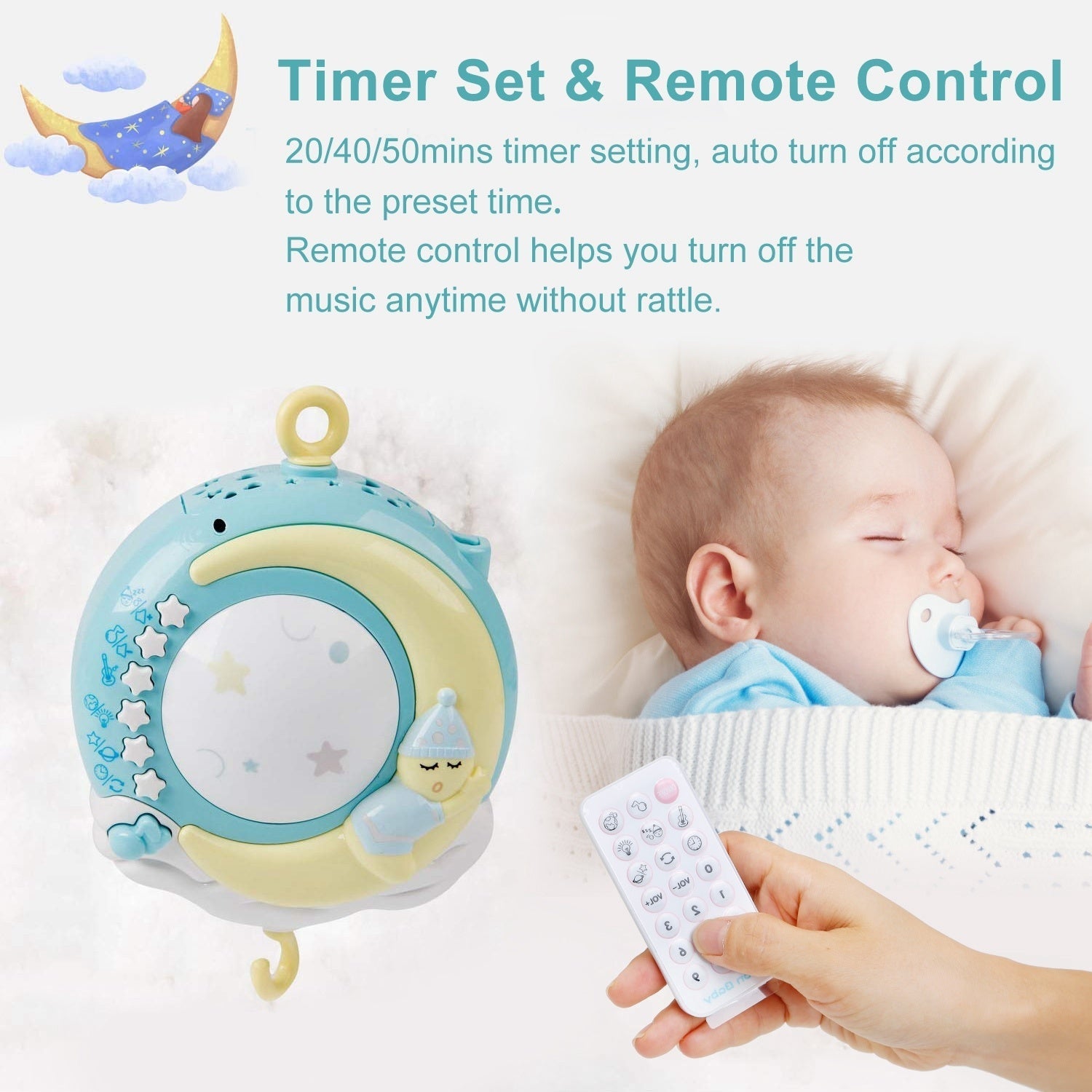Mobile Apaisant pour Bébé – Pour un sommeil paisible