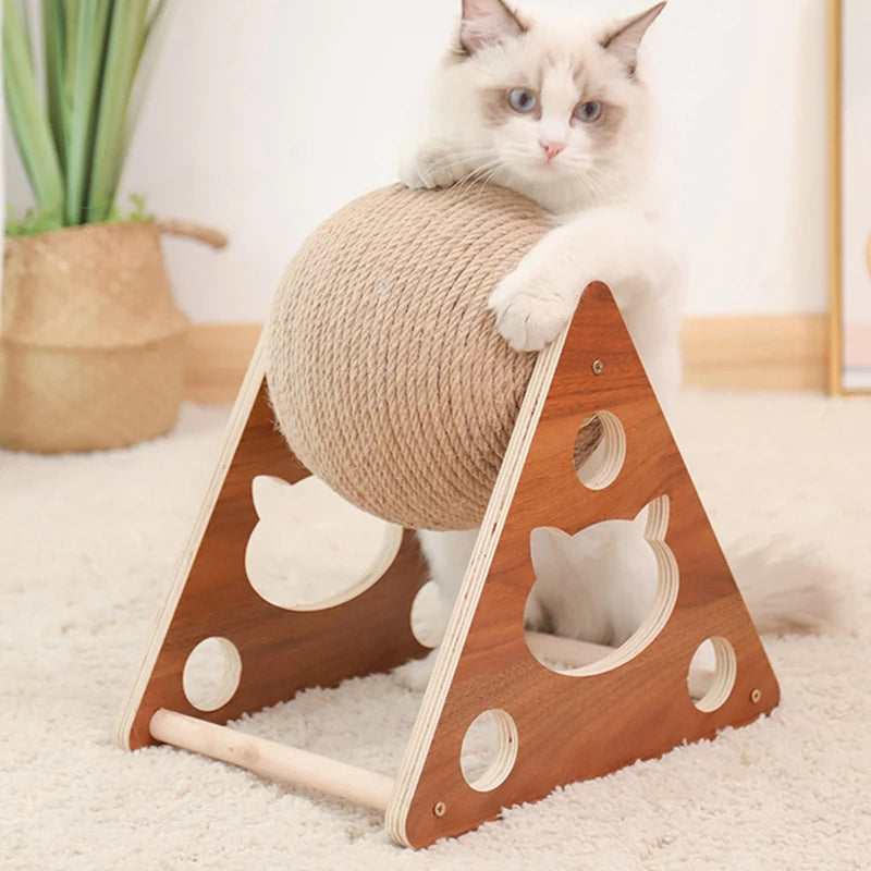 Jouet en Sisal Durable pour Chats - Boule à Gratter