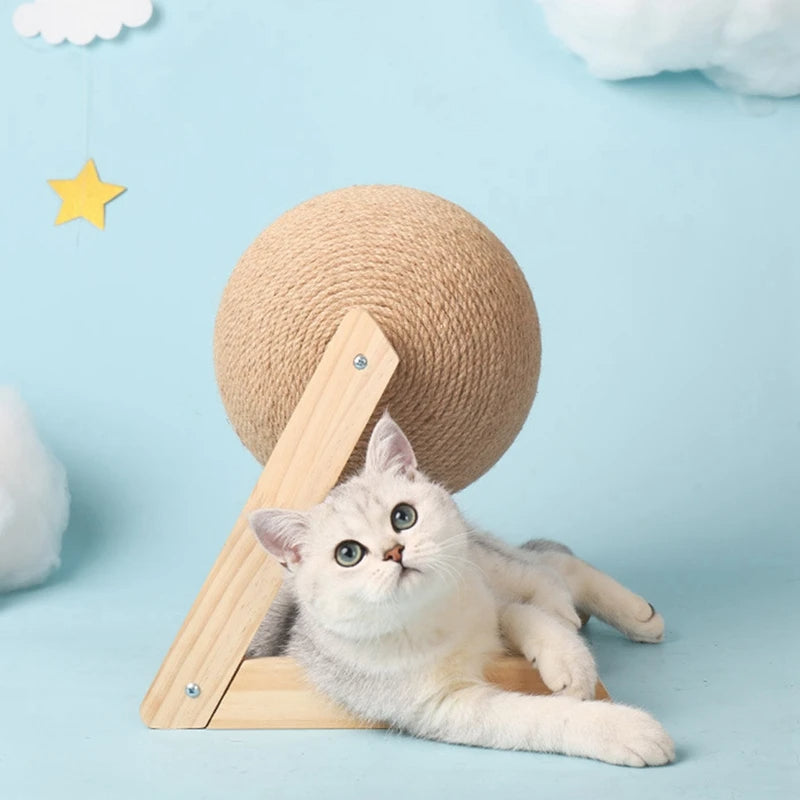 Jouet en Sisal Durable pour Chats - Boule à Gratter