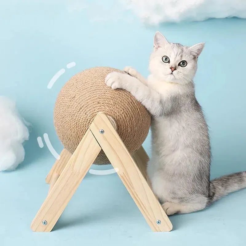 Jouet en Sisal Durable pour Chats - Boule à Gratter