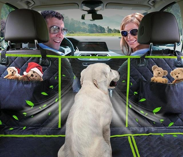Hamac de Protection de Siège Arrière de Voiture pour Chien Étanche et Durable