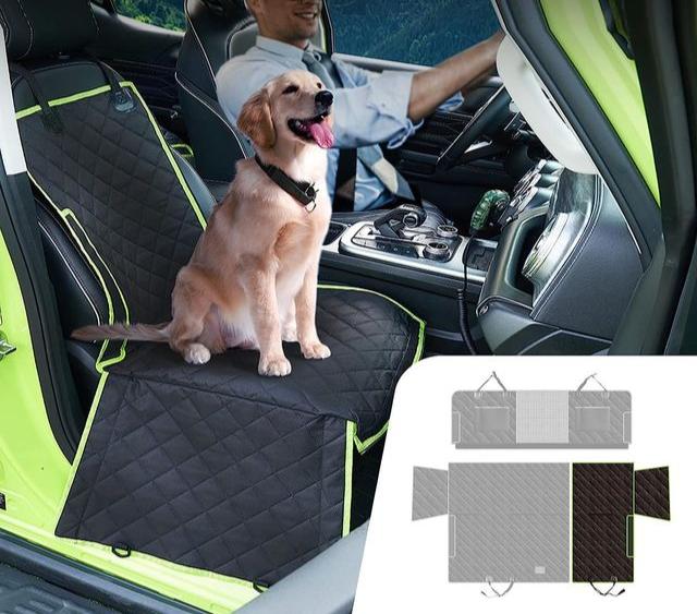 Hamac de Protection de Siège Arrière de Voiture pour Chien Étanche et Durable