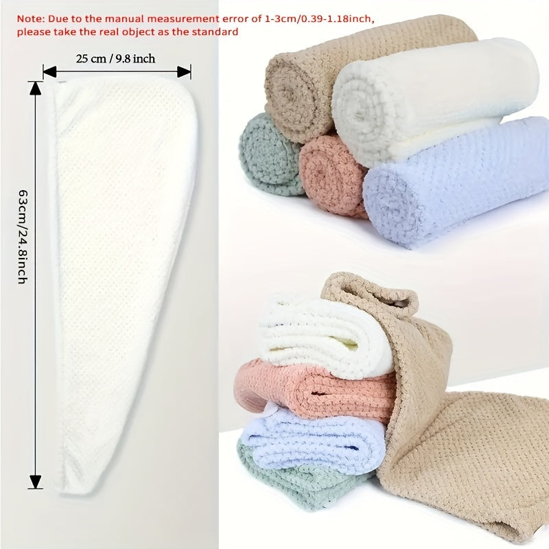 SILKDRY - Serviette Douce pour Cheveux 300Gsm à Séchage Rapide Accessoire de Salle de Bain