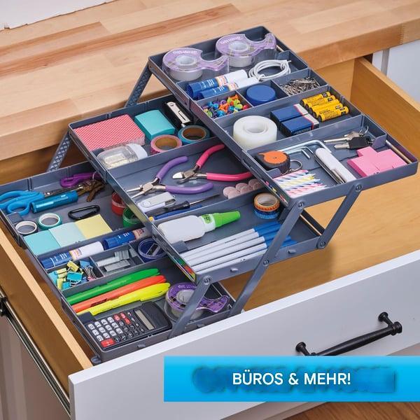 Organisateur de tiroir ajustable à plusieurs niveaux pour un rangement sans effort