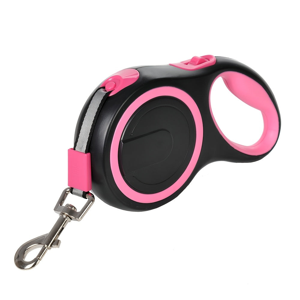 Laisse Rétractable Ajustable pour Chiens – Durable et Facile à Utiliser pour Chiens Moyens et Grands