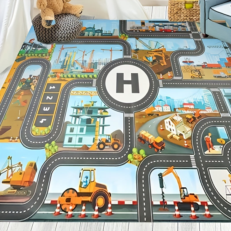 Tapis de Jeu Construction et Aventure – Pour Petits Explorateurs et Joueurs Créatifs