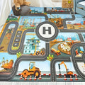Tapis de Jeu Construction et Aventure – Pour Petits Explorateurs et Joueurs Créatifs