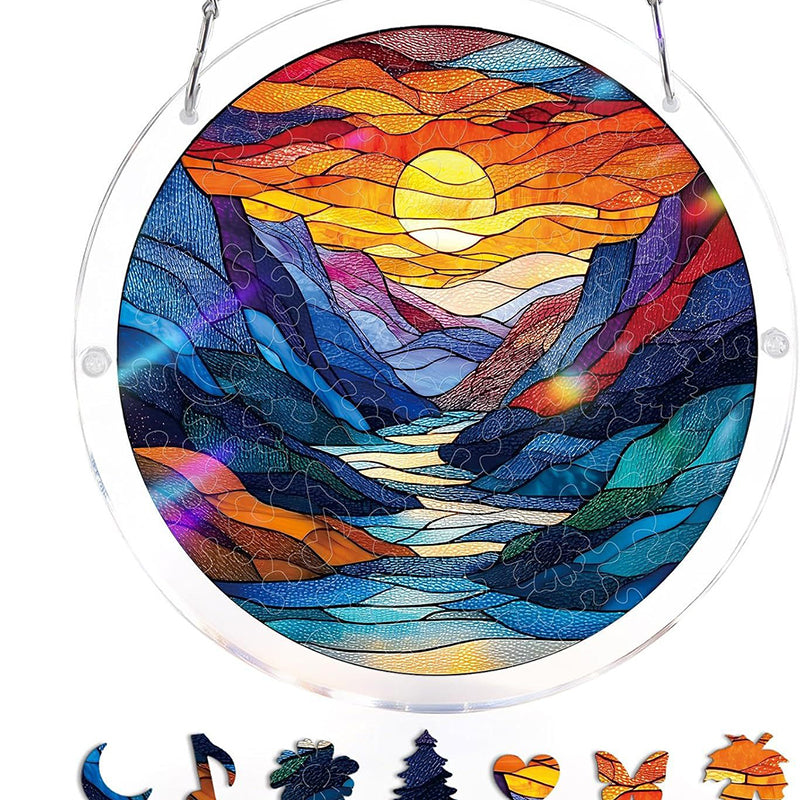 RadianceFlow™ | Attrape-lumière avec un fascinant design de coucher de soleil océanique