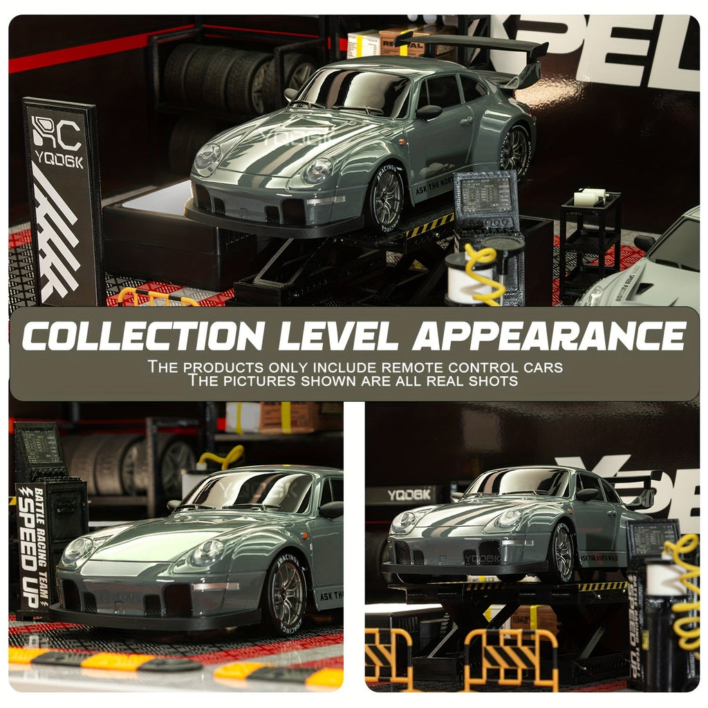 Skanto | Ultimate 1:24 Voiture de Drift RC avec roues LED – Jouet de course rechargeable 4WD