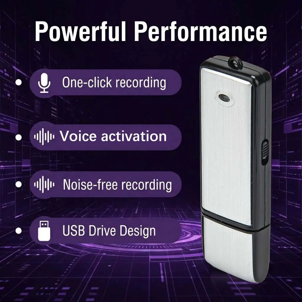 ECHONOVA – Enregistreur Audio USB avec Détection de Voix Intelligente