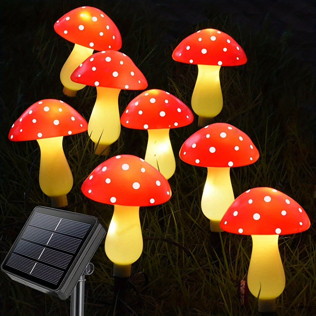 Champignons Magiques de Jardin - Éclairage Ludique pour l'Extérieur
