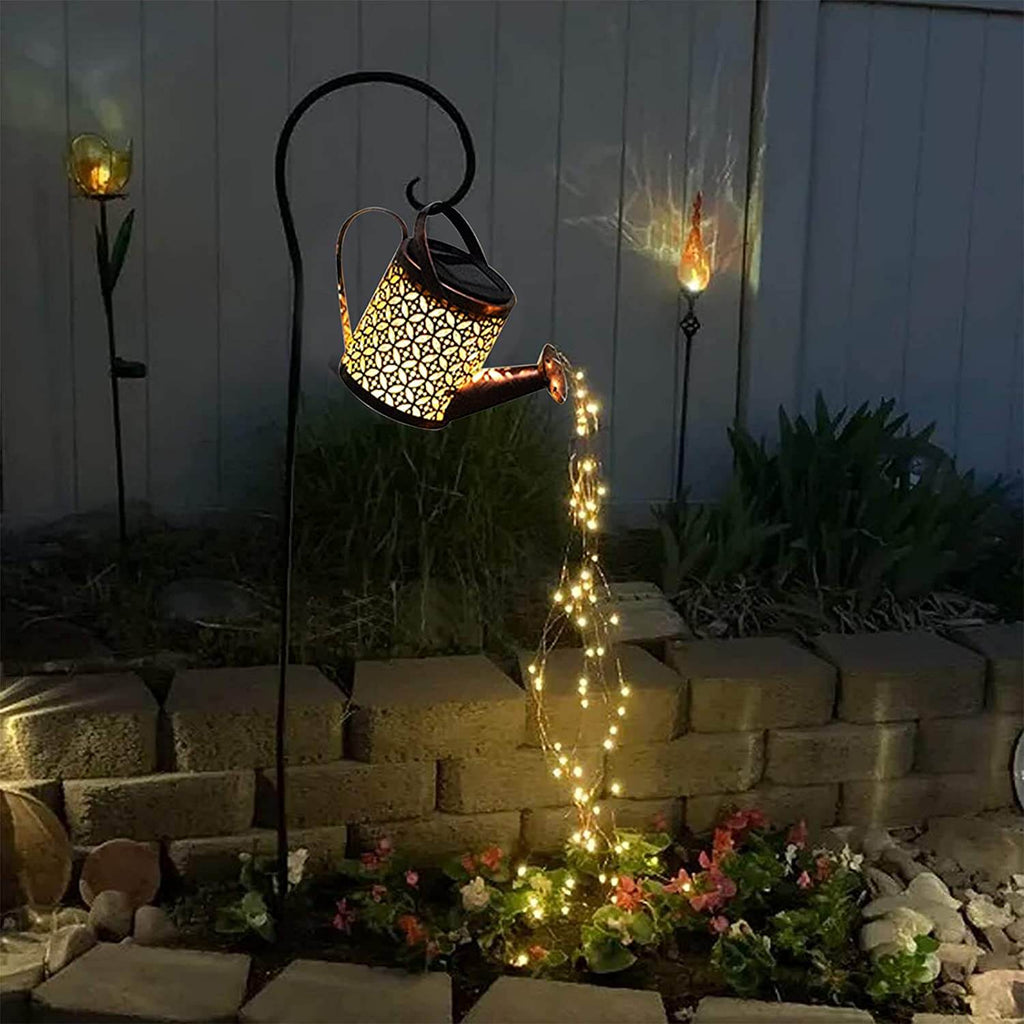 Lumière de Jardin Solaire de 80 cm Décor de Cascades LED Extérieur