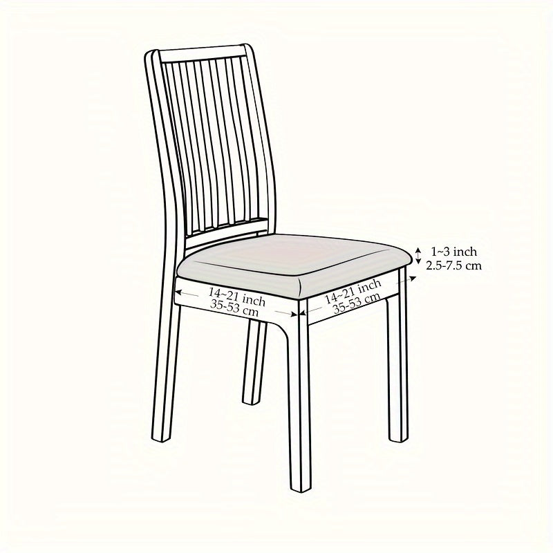 JACQURENEW – Housses Ajustées pour Améliorer Instantanément Vos Chaises