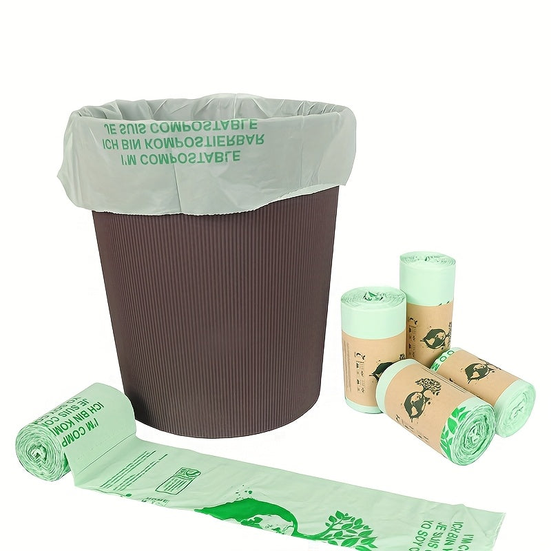 ECOBINZ - Sacs à déchets alimentaires compostables extra épais 6L/8L/10L/30L 3 Gallons, rouleau de 50/25 pièces
