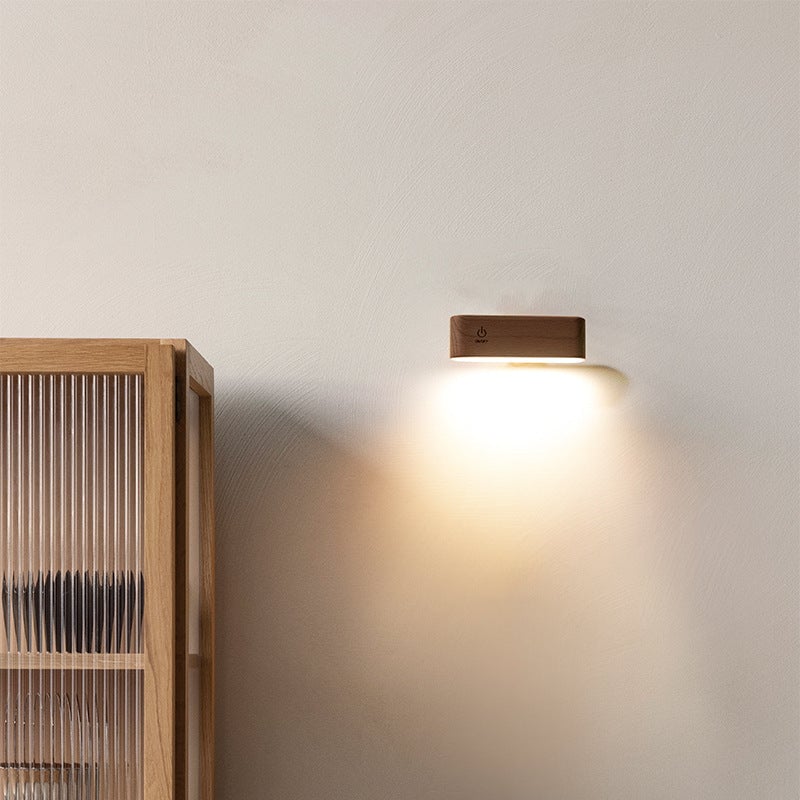 LuminoWood - Lampe magnétique rotative à 360° | 50% DE REMISE