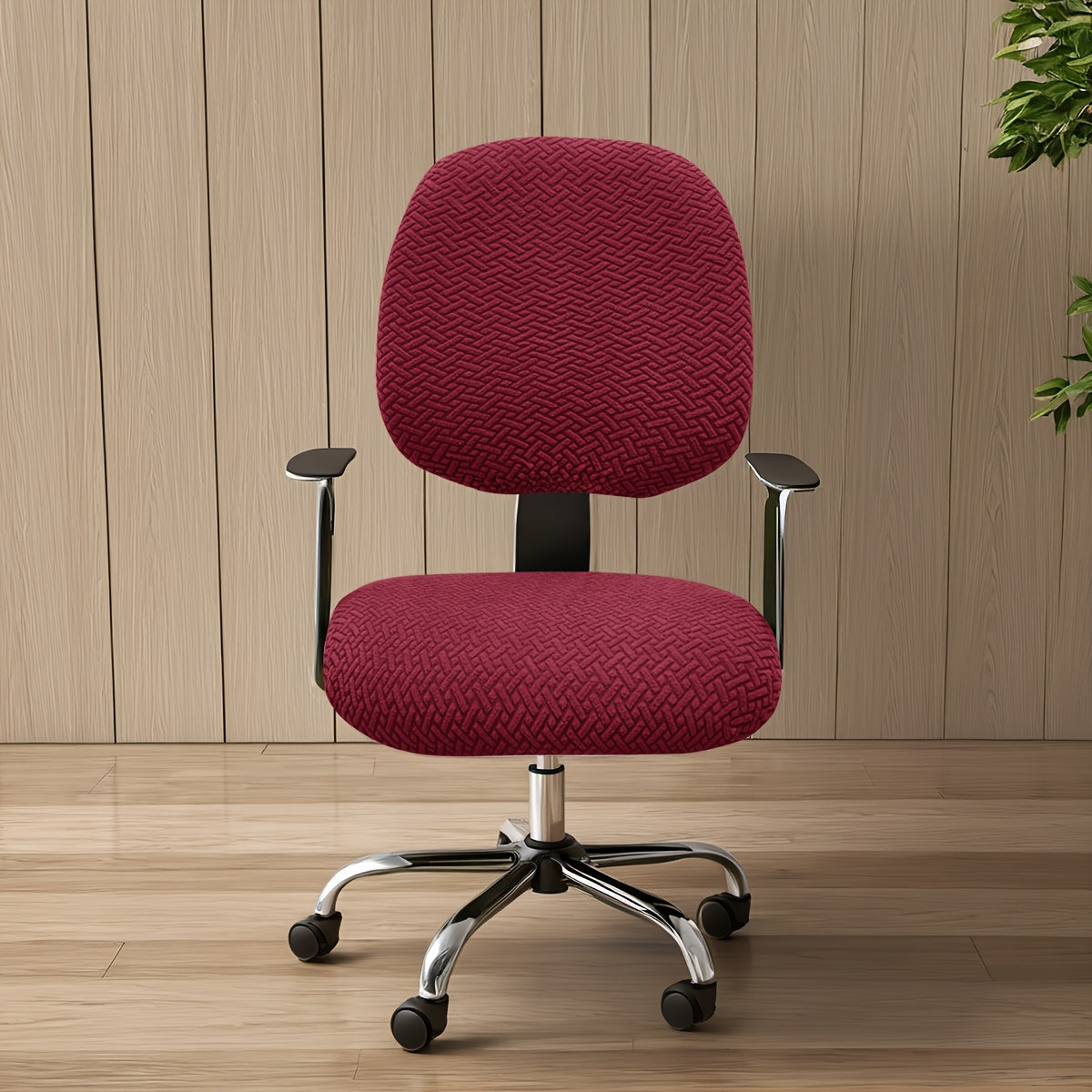 OFFICEGUARD – Ensemble de housses élastiques pour chaise/dos pour un nettoyage facile