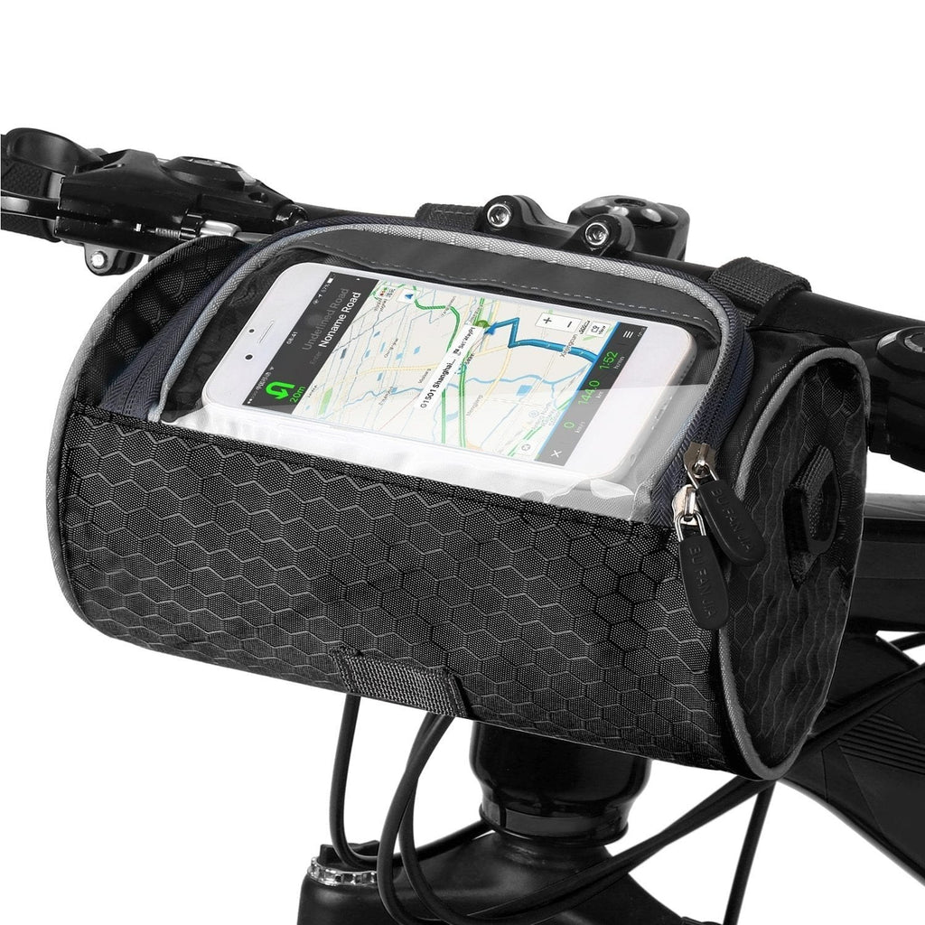 Sac de Guidon de Vélo Pratique avec Support pour Smartphone et Matériau Déperlant