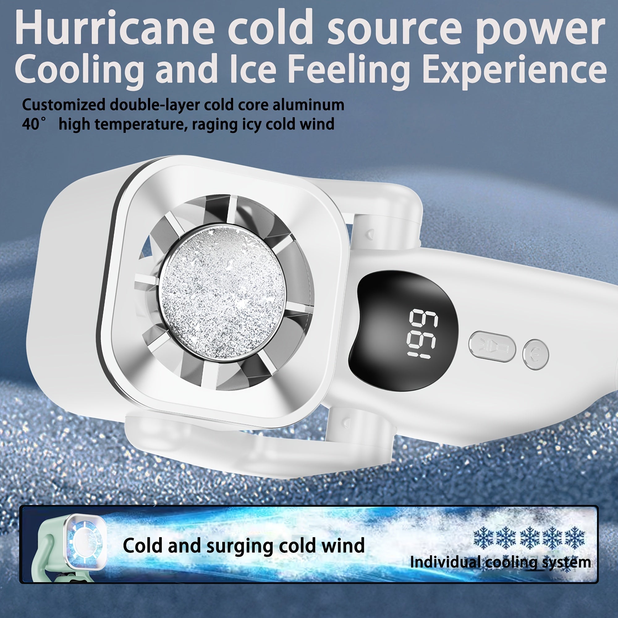 BREEZEVEX – Ventilateur Portable avec Batterie Durable pour Voyage et Travail