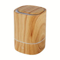 Humidificateur à ultrasons en bois – Diffuseur d'arômes silencieux avec LED et arrêt automatique
