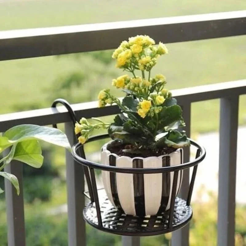 Support suspendu pour pots de fleurs