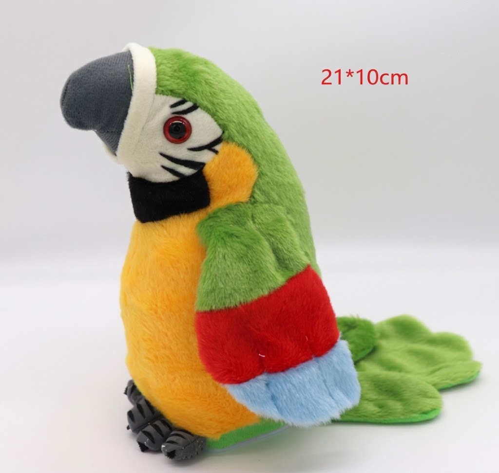 Le Poupée en Peluche Perroquet Bavard - Squawkie