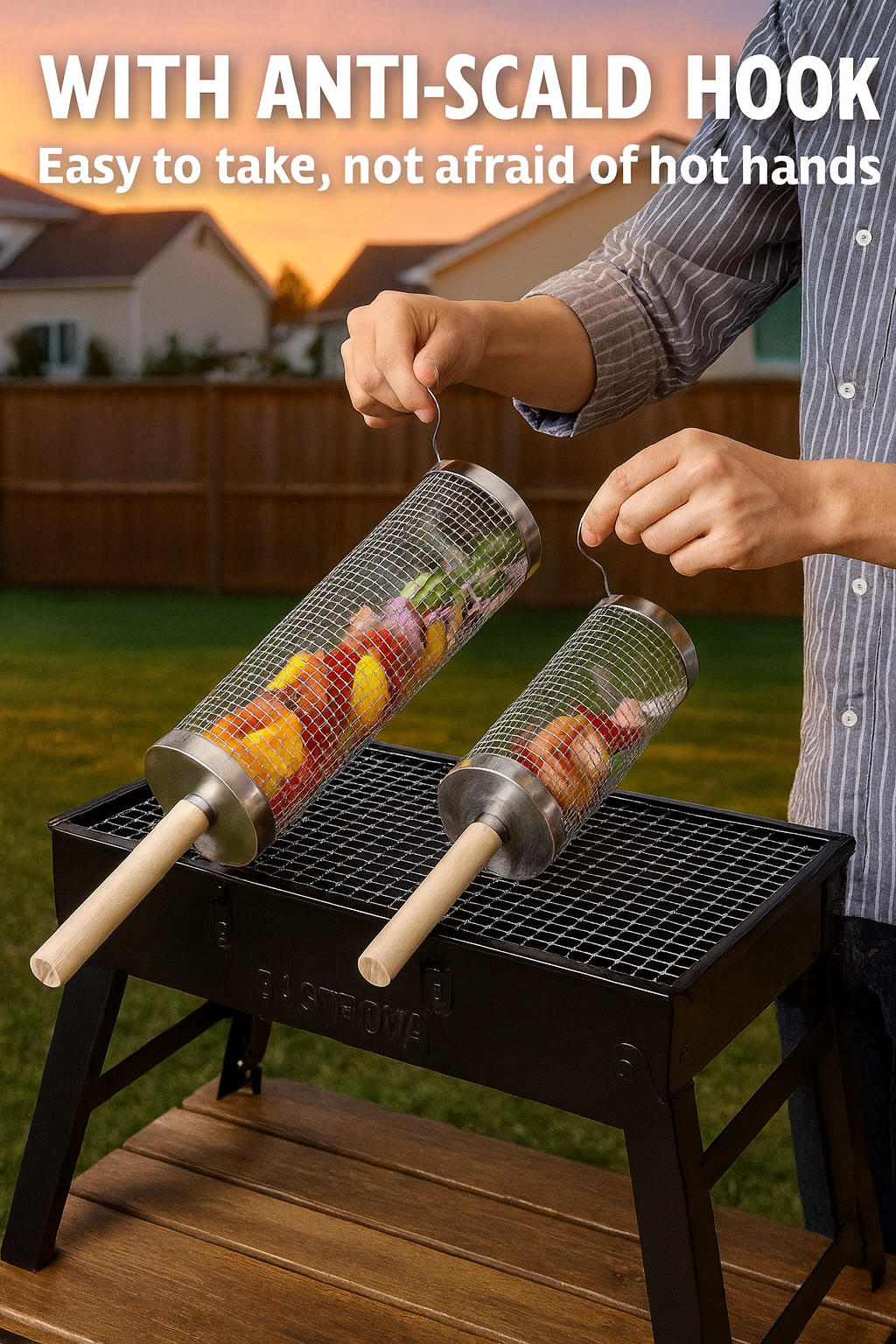 BBQLock – Retournez les aliments sans effort, sans les casser ni les brûler