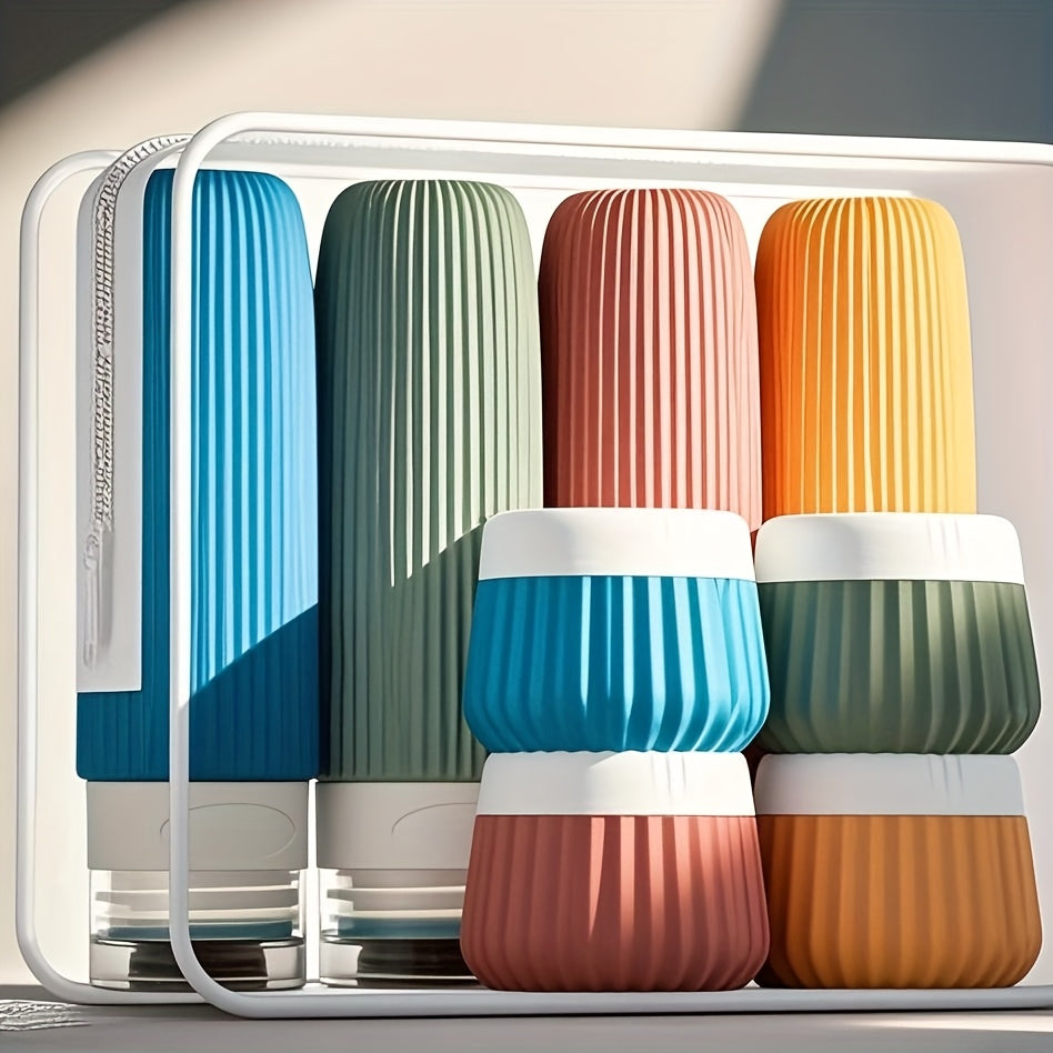 Set de Flacons de Voyage Pratiques – Sûrs et Pratiques pour Voyager