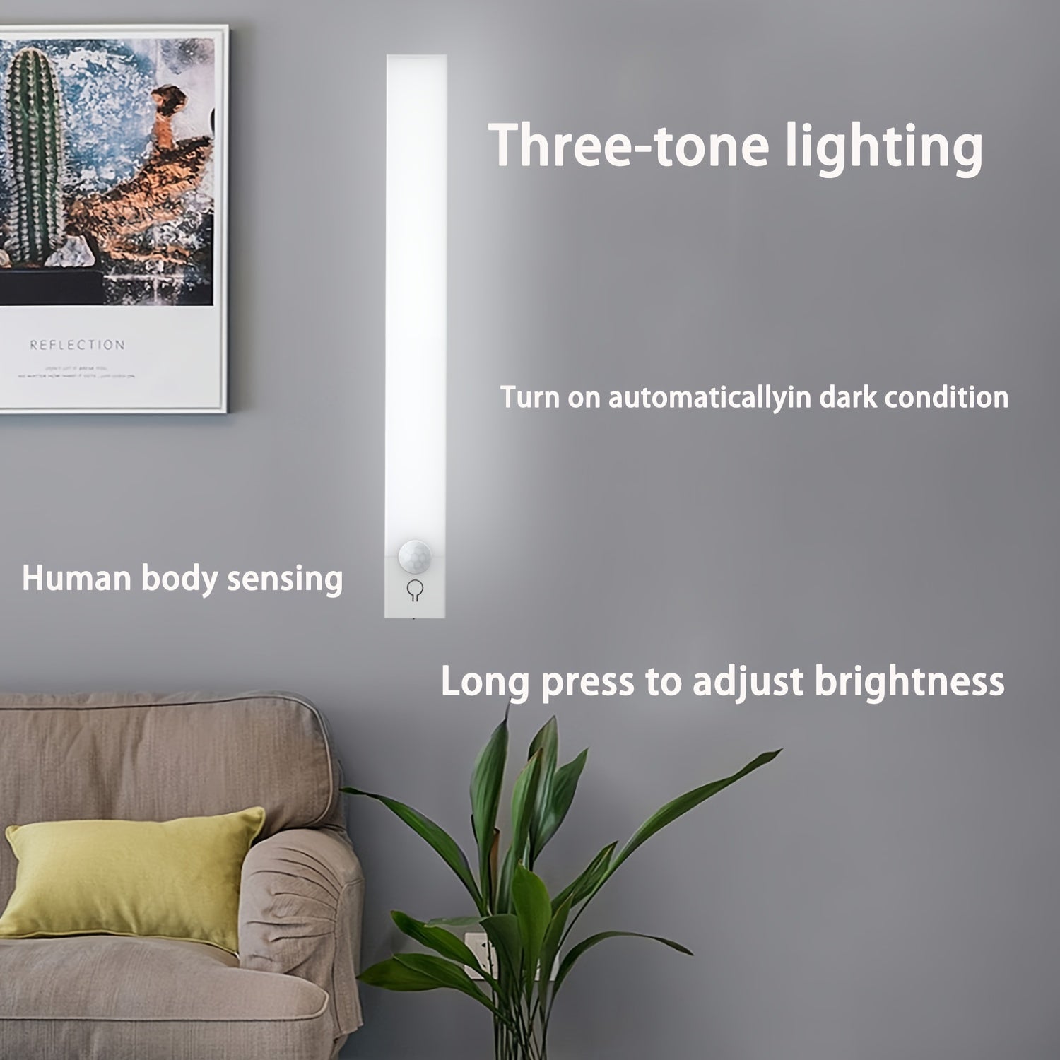 LUMISENSE – Lampe de mouvement intelligente pour une sécurité nocturne sans effort