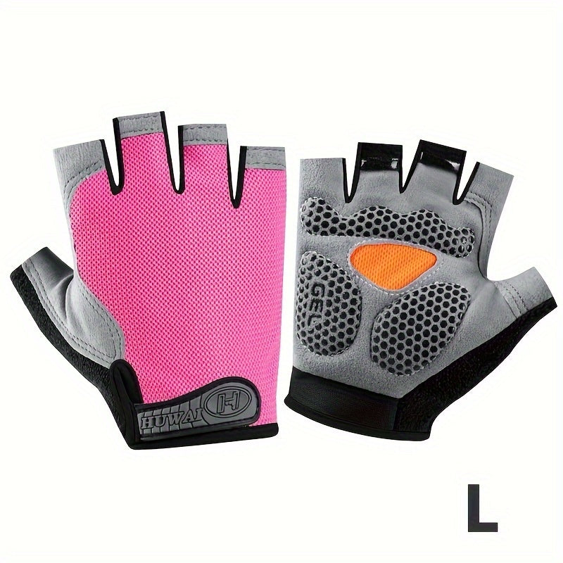 ATHLETIQ - Gants légers d'extérieur à demi-doigts pour hommes et femmes
