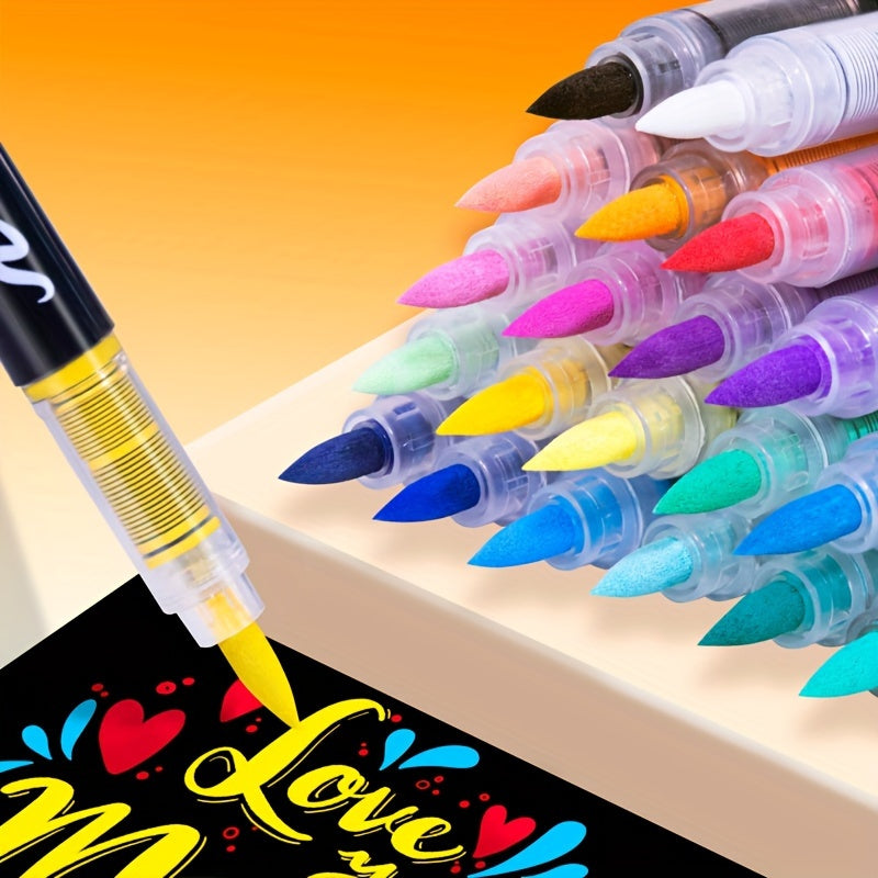 72 Marqueurs de Peinture Acrylique – Parfaits pour la Peinture Créative sur Divers Surfaces