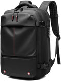 Sac à dos de voyage extensible avec fonction de compression, sécurité anti-vol et compartiment humide