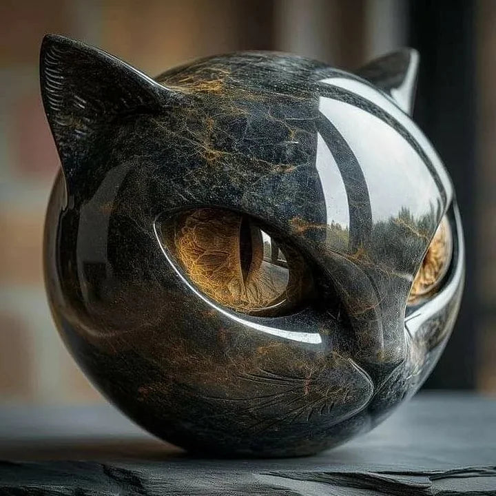 50% de réduction | Noctura™ | Sculpture mystique de chat noir
