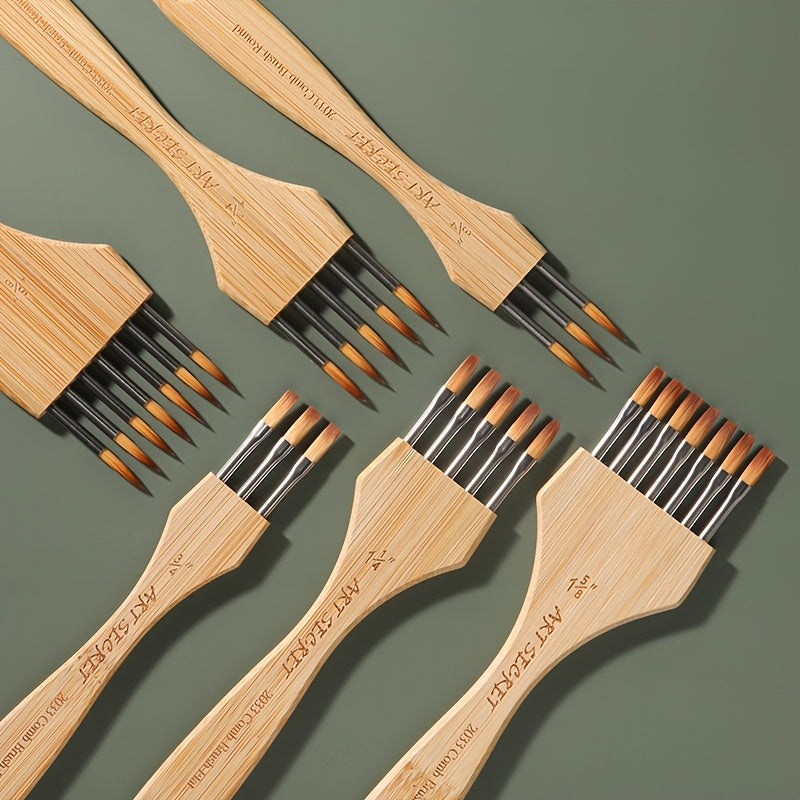 Set de Peignes Multitandige ArtSecret – Créatif et Polyvalent pour la Peinture